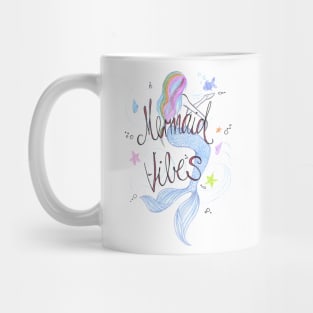 Mermaid rainbow vibes Mug